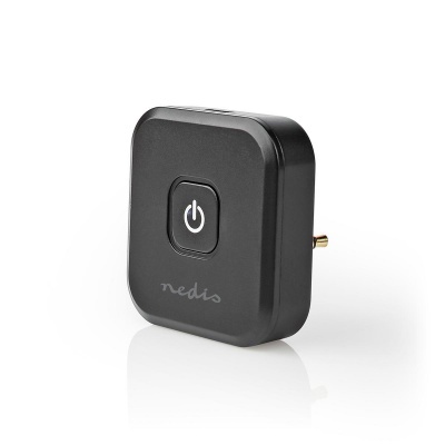 Adaptador Wi-Fi preto Nedis com botão de ligar/desligar