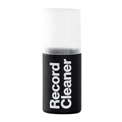 Spray de limpeza para discos de vinil preto com tampa transparente