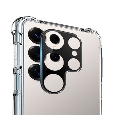 Capa transparente para smartphone com lentes de câmara em evidência