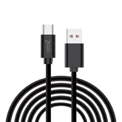 Cabo USB tipo A para USB tipo C preto