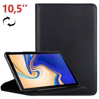 Capa preta para tablet com suporte, ecrã 10,5