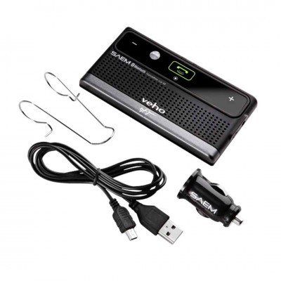 Conjunto de dispositivo Veho preto com cabo USB e acessórios