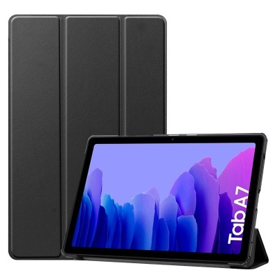 Tablet Samsung Galaxy Tab A7 com capa protetora preta