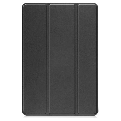 Capa protetora preta para tablet com três dobras