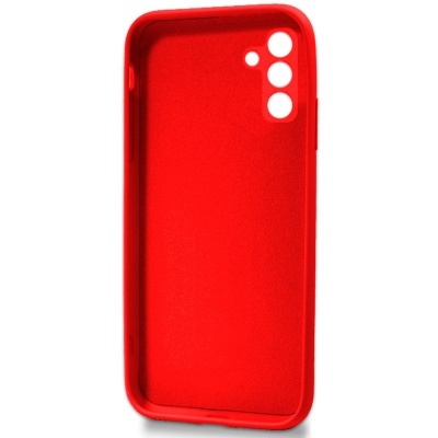 Capa protetora vermelha para smartphone em silicone