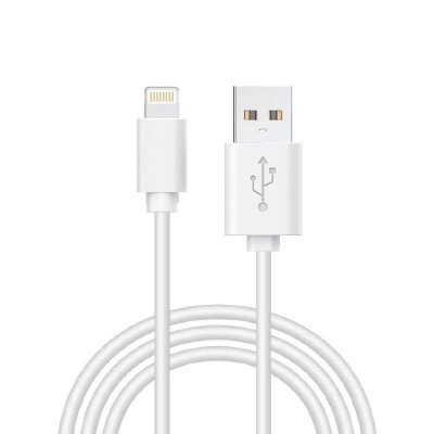 Cabo de carregamento branco USB para Lightning