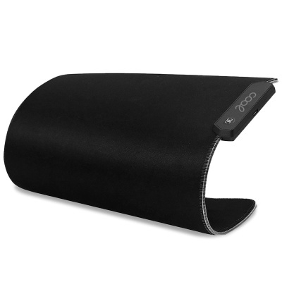 Tapete de rato preto com etiqueta 'Coool'