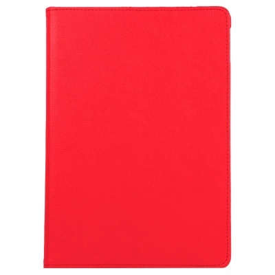 Capa vermelha lisa para caderno com costura nas bordas