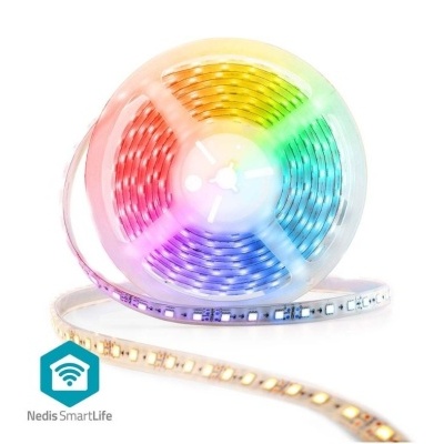 Fita LED colorida em rolo com etiqueta Nedis SmartLife