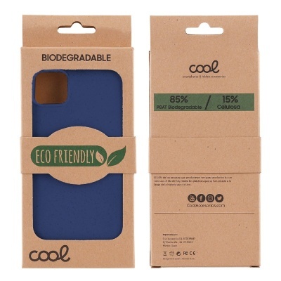 capa telemóvel azul escura embalagem biodegradável eco friendly