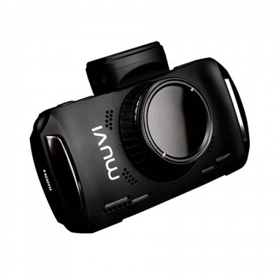 Câmara preta Muvi com lente circular destacada