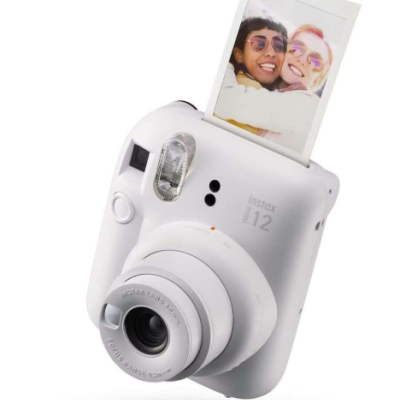 Câmara instantânea Fujifilm Instax Mini 12 branca com foto instantânea
