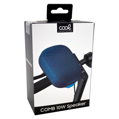 Caixa de altifalante COMB 10W azul da marca Cool