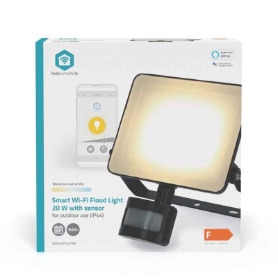 Embala gem de holofote inteligente Wi-Fi de 20 W com sensor para uso exterior