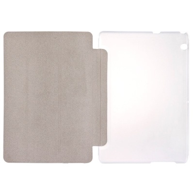 Capa para tablet transparente com interior bege