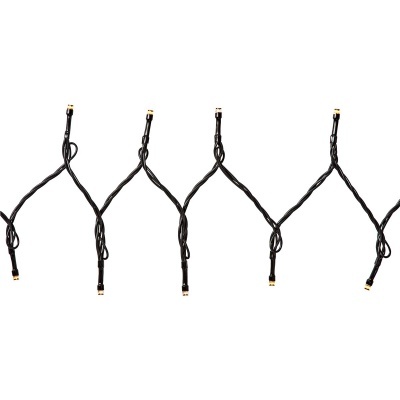 Fios pretos entrelaçados com terminais dourados em fundo branco