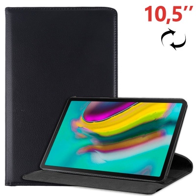 Capa protetora preta para tablet 10,5 polegadas em suporte horizontal