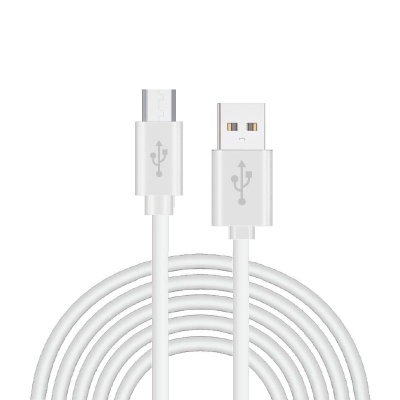Cabo USB tipo A para USB tipo C branco