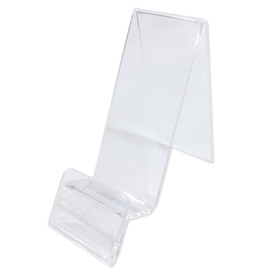 Suporte transparente para telemóvel em acrílico