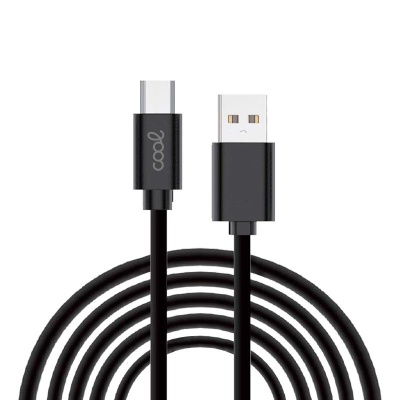 Cabo USB tipo A para USB tipo C preto