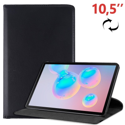 Capa preta em material sintético para tablet de 10,5 polegadas