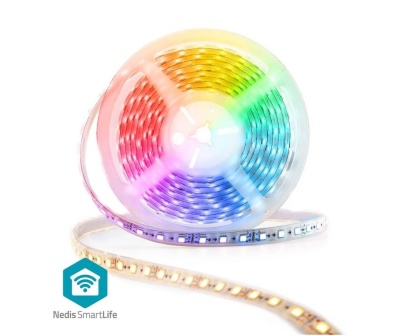 Fita LED colorida em rolo com etiqueta Nedis SmartLife