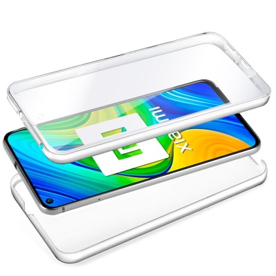 Capa transparente para smartphone Xiaomi com telemóvel ecrã colorido