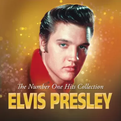 Capa da coleção musical 'The Number One Hits Collection ELVIS PRESLEY' com foto de Elvis