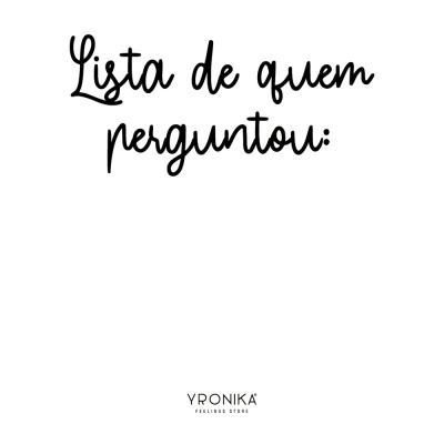 Texto em preto sobre fundo branco com frase e logotipo YRONIKA FEELINGS STORE