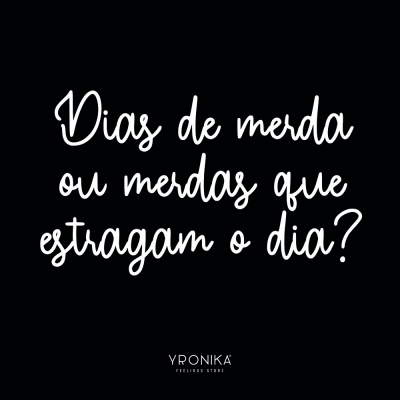 Fundo preto com texto branco em letra cursiva e logo YPONIKA FEELING STORE.