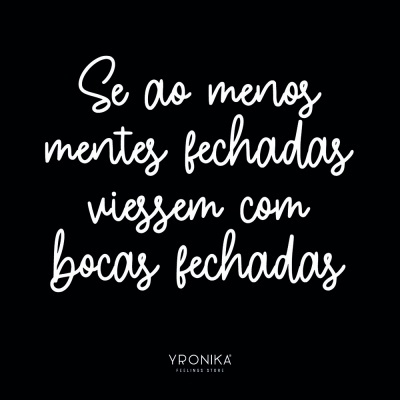 Texto em branco em fundo preto com a frase 