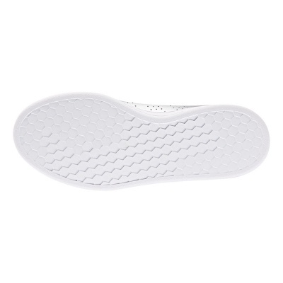 Sola branca antiderrapante com padrão hexagonal e ondulado