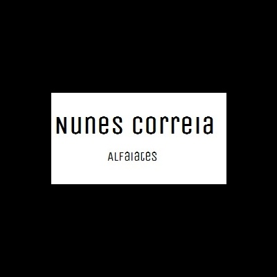Logótipo da marca nunes correia com a palavra ALFAIATES