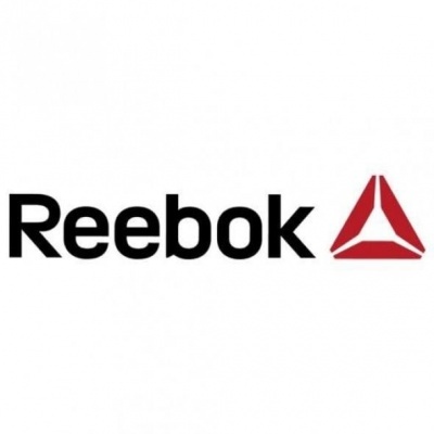 Logo da marca Reebok com símbolo vermelho