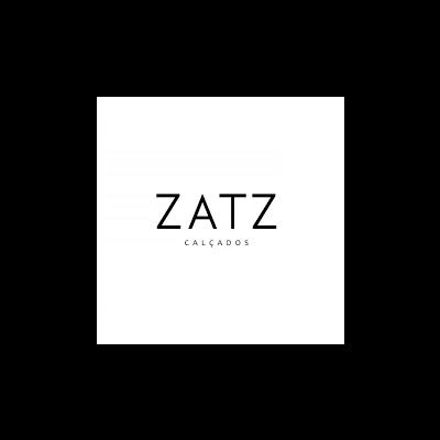 Logotipo com texto ZATZ CALÇADOS