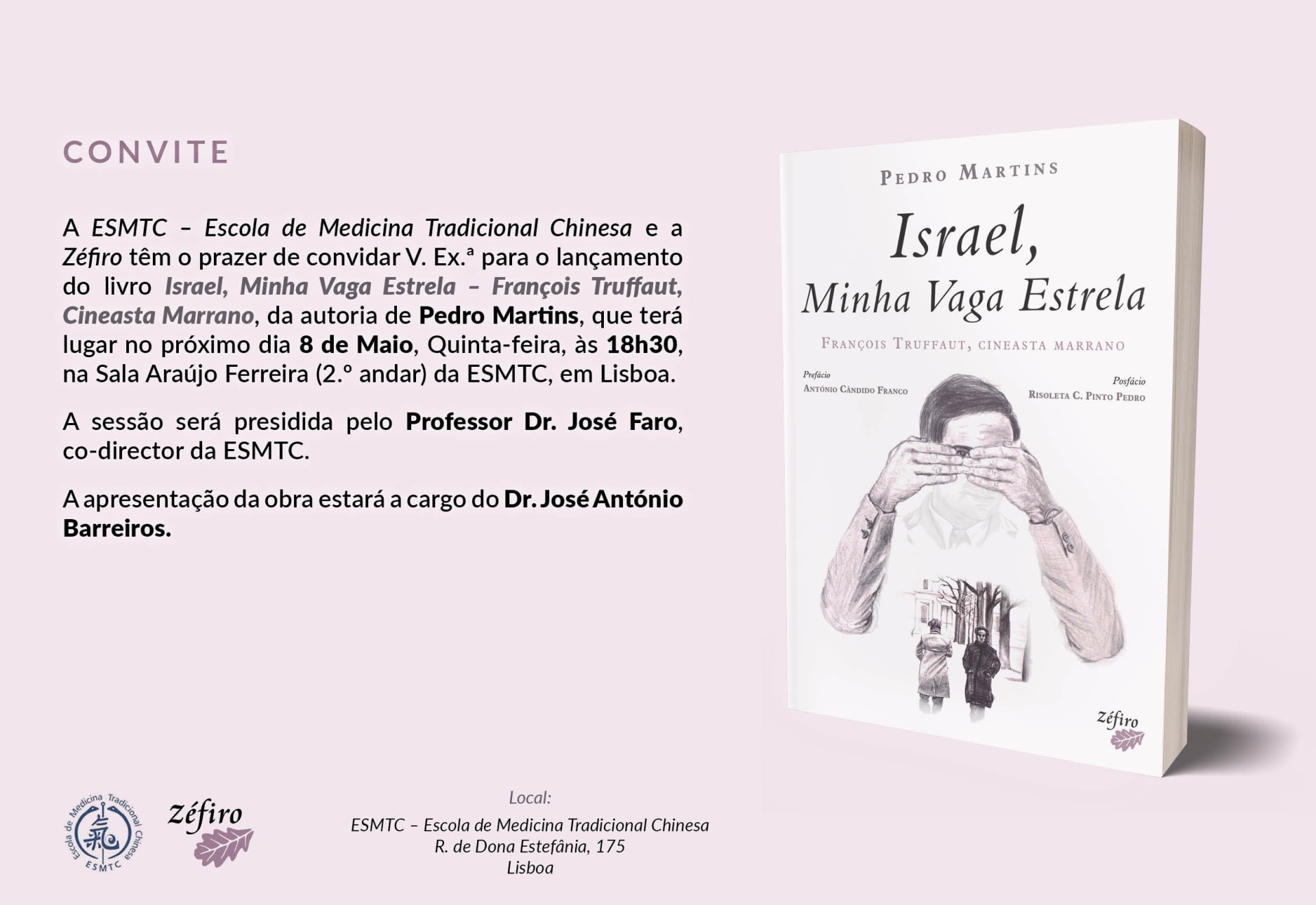 Apresentação em Lisboa de "Israel, Minha Vaga Estrela" a 8 Maio