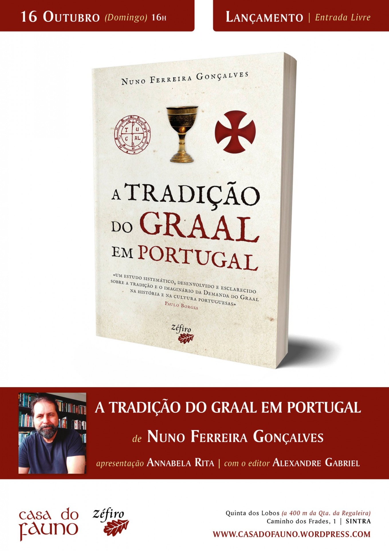 Lançamento do livro "A Tradição do Graal em Portugal"