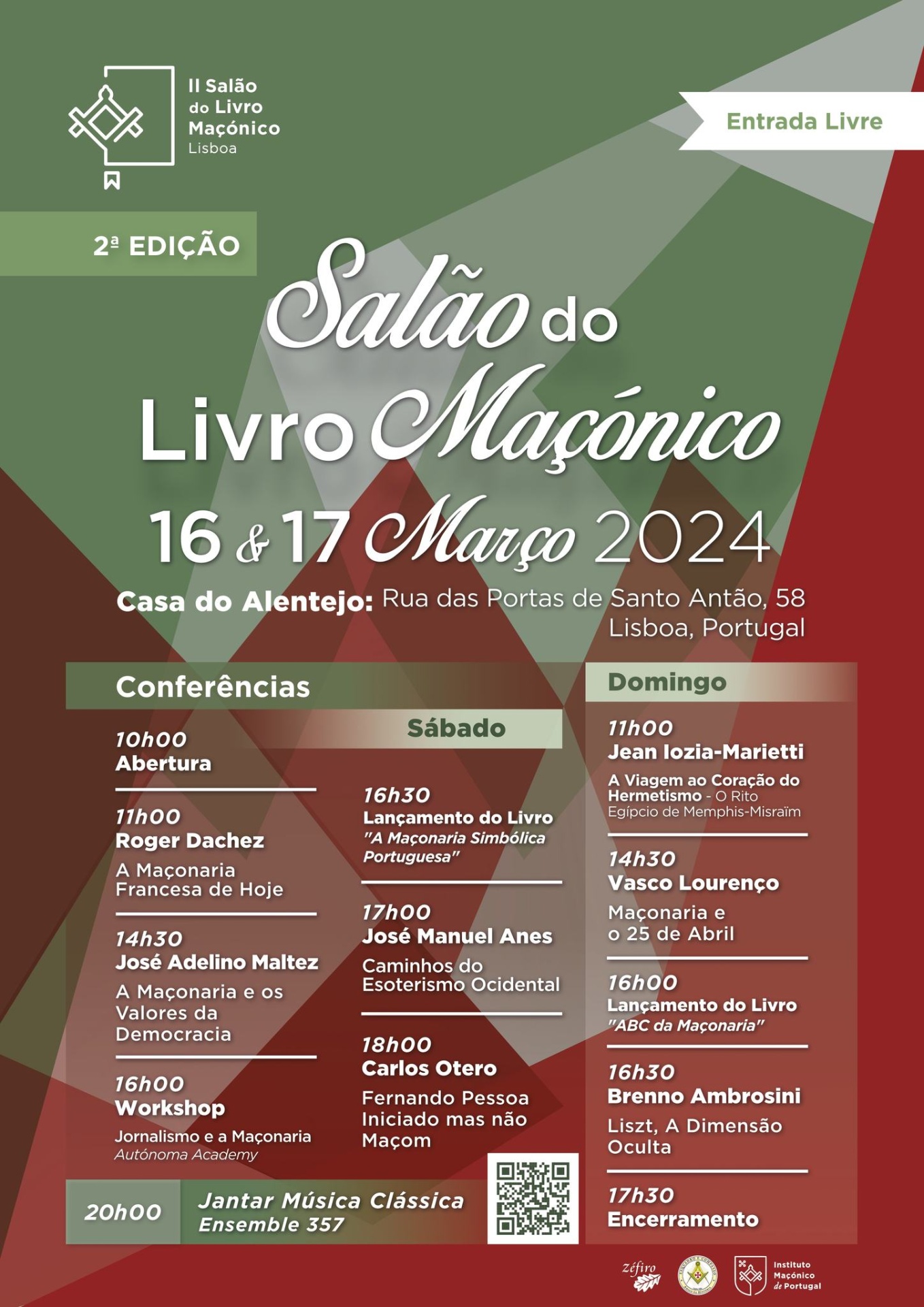 Salão do Livro Maçónico de Portugal | 16-17 Março | Lisboa