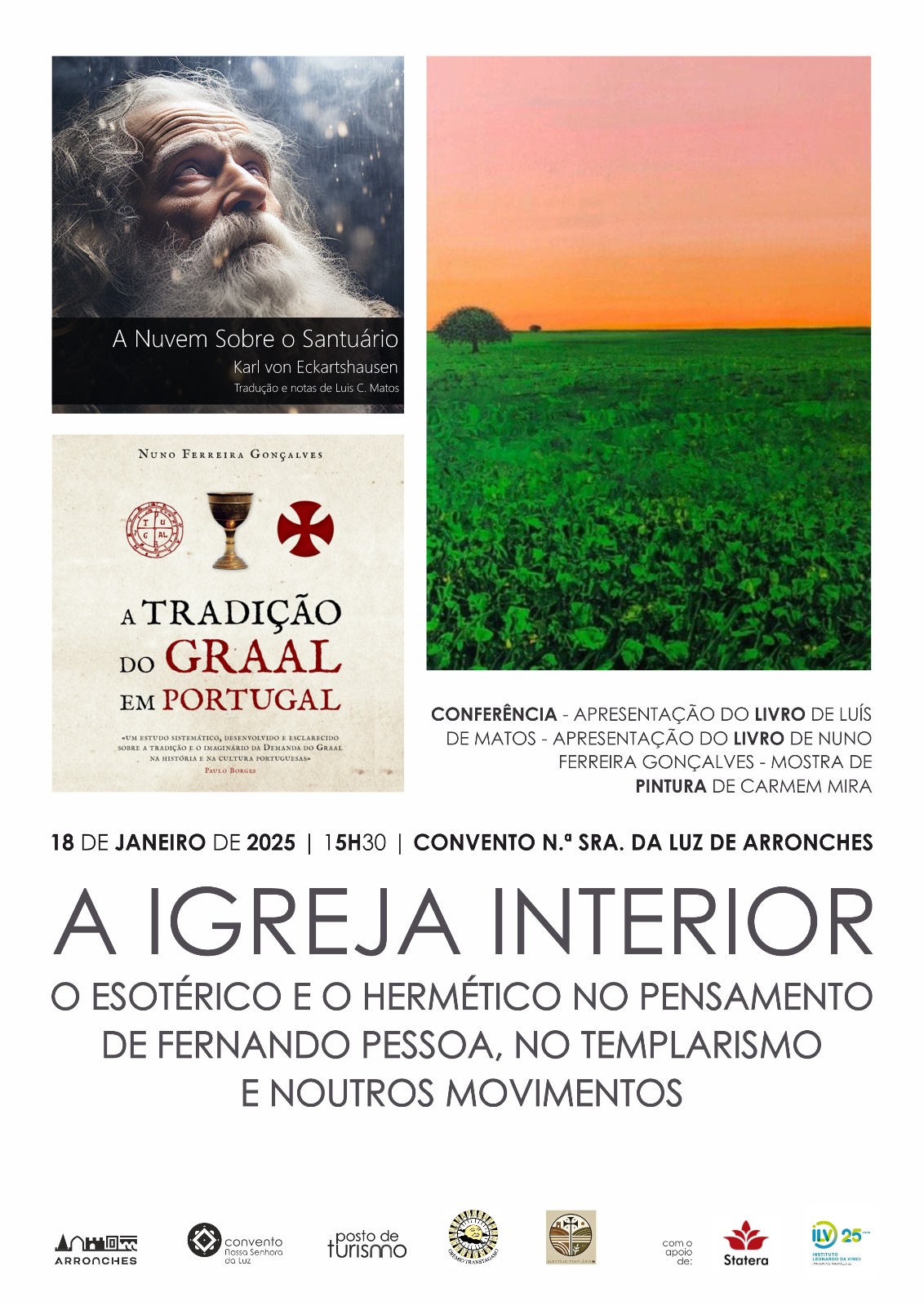 Apresentação em Arronches de "A Tradição do Graal em Portugal" a 18 Janeiro