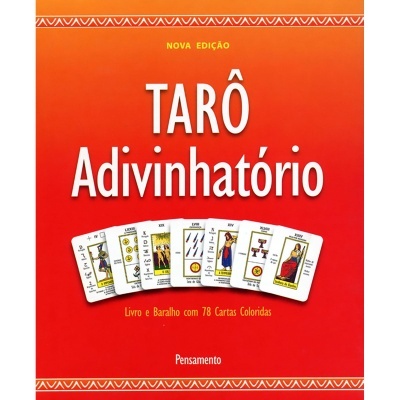 Tarô Adivinhatório (Livro e Baralho com 78 Cartas Coloridas)
