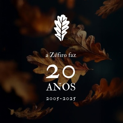 A Zéfiro faz 20 anos. Celebre connosco!