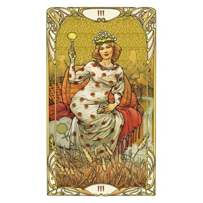 Golden Art Nouveau Tarot (Mini)
