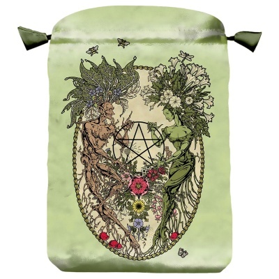The Magickal Botanical - Bolsa para Tarot (Cetim)