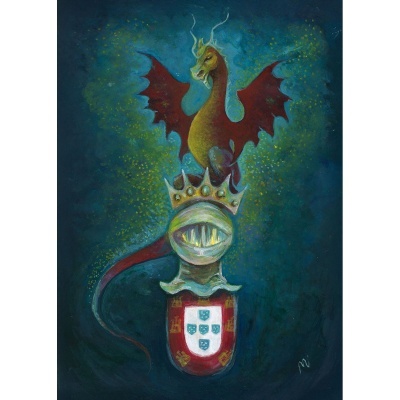 Impressão Fine Art A3 - Brasão d'Armas de Portugal