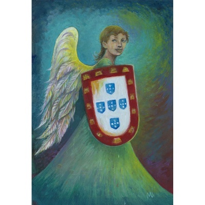Postal - Anjo de Portugal