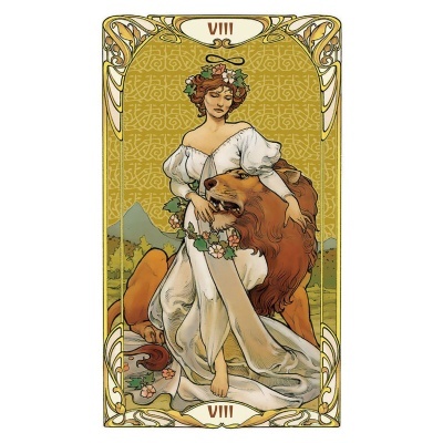 Golden Art Nouveau Tarot (Mini)