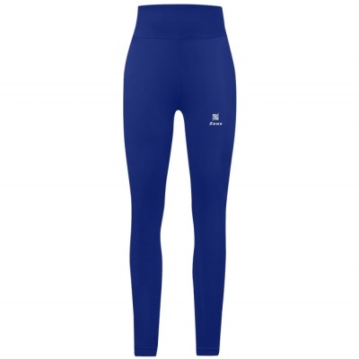 Leggings desportivas azuis com logótipo branco Zeus