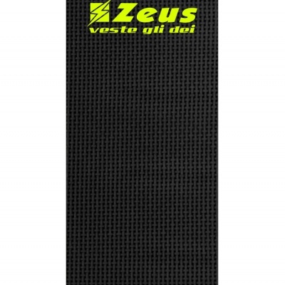 Tapete preto com textura e texto amarelo Zeus veste qui voi