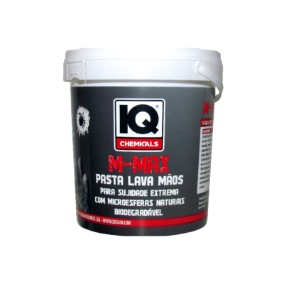 Balde de pasta lava mãos IQ Chemicals M-MAX preto e branco