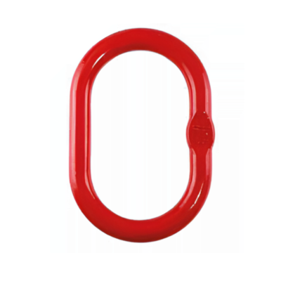 Gancho de elevação oval vermelho em aço